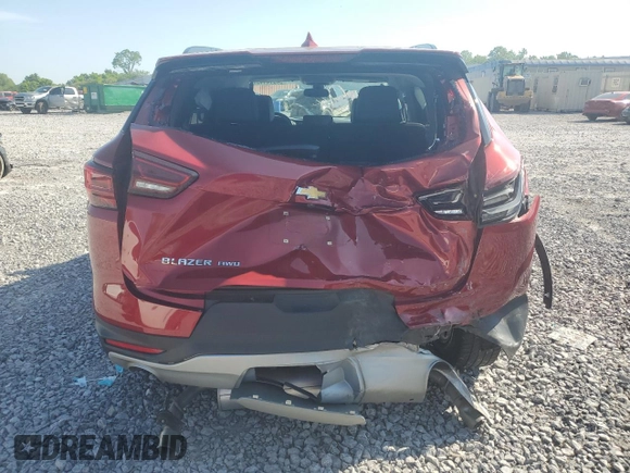 2023 Chevrolet Blazer LT с VIN 3GNKBJRS0PS231407, выставлен на аукционе Copart как лот 54514115 с пробегом 78 132 миль миль и Списание • Salvage title. История ставок и продаж доступна на DreamBid. Изображение 6.
