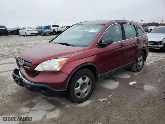 2007 Honda CR-V LX with VIN 5J6RE48357L011402, listed as a Copart auction lot 85162394 with 194,206 mi miles and Salvage Title. Bid and sale history available at carsss.com. Image 1.
