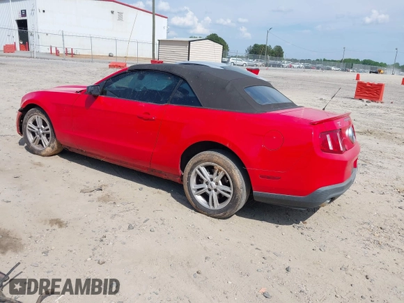2012 Ford Mustang V6 with VIN 1ZVBP8EM1C5201733, listed as a IAAI auction lot 42162220 with 311,404 mi miles and . Bid and sale history available at DreamBid. Image 3.