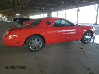 2002 Ford Thunderbird Hardtop Premium with VIN 1FAHP60A52Y117349, listed as a Copart auction lot 87468164 with 135,893 mi miles and Salvage Title. Bid and sale history available at DreamBid. Image 3.