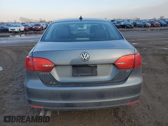 2014 Volkswagen Jetta Sedan SE with VIN 3VWD17AJ2EM359785, listed as a Copart auction lot 46914755 with 148,504 mi miles and Salvage Title. Bid and sale history available at carsss.com. Image 6.