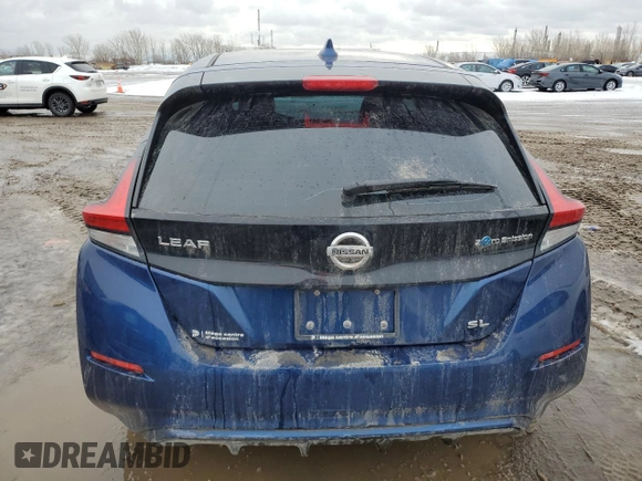 2018 Nissan LEAF S with VIN 1N4AZ1CP4JC305063, listed as a Copart auction lot 49671435 with 128,514 mi miles and Salvage Title. Bid and sale history available at DreamBid. Image 6.