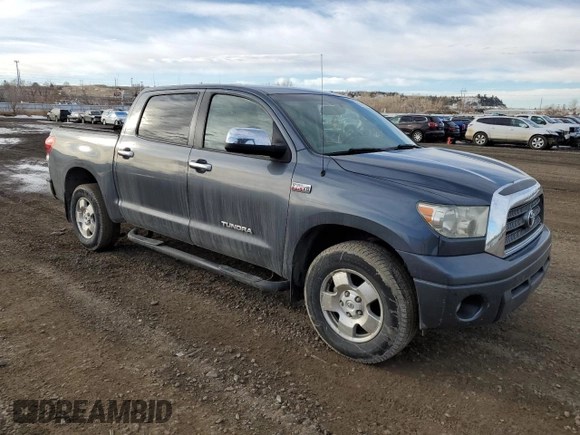 2008 Toyota Tundra Limited with VIN 5TFDV58158X045046, listed as a Copart auction lot 45978085 with 143,586 mi miles and Clean title. Bid and sale history available at DreamBid. Image 4.