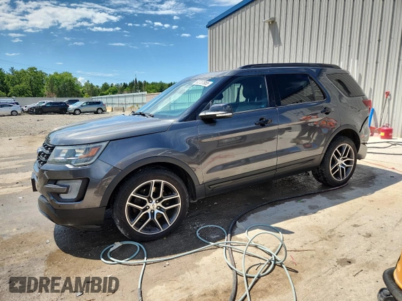 2016 Ford Explorer Sport with VIN 1FM5K8GT1GGC55736, listed as a Copart auction lot 62737955 with 104,413 mi miles and Non repairable. Bid and sale history available at DreamBid. Image 1.