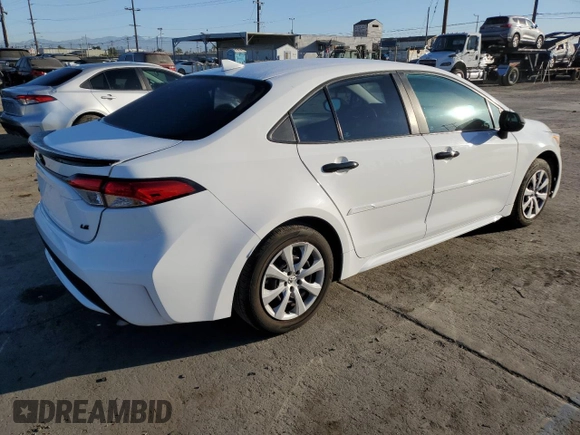 2022 Toyota Corolla LE with VIN 5YFEPMAE7NP298823, listed as a Copart auction lot 77442334 with 37,672 mi miles and Salvage Title. Bid and sale history available at carsss.com. Image 3.