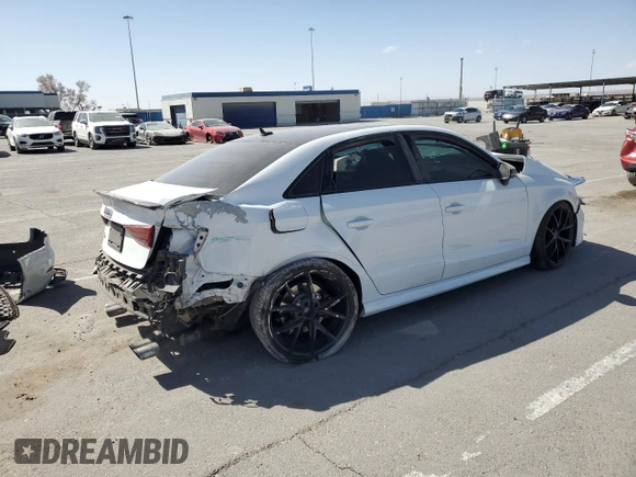 2018 Audi S3 Premium Plus with VIN WAUB1GFF9J1034277, listed as a Copart auction lot 48336225 with 0 mi miles and Salvage Title. Bid and sale history available at carsss.com. Image 3.