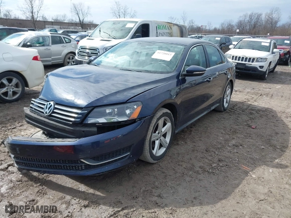 2012 Volkswagen Passat SE with VIN 1VWBP7A31CC036754, listed as a IAAI auction lot 41720013 with 130,139 mi miles. Bid and sale history available at carsss.com. Image 2.