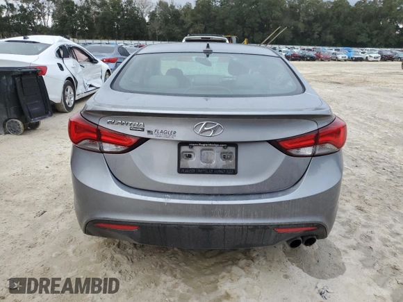 2014 Hyundai Elantra Coupe with VIN KMHDH6AH5EU026736, listed as a Copart auction lot 38143974 with 140,745 mi miles and Non Repairable. Bid and sale history available at carsss.com. Image 6.