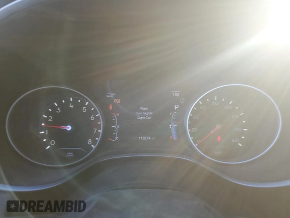 2020 Jeep Compass Limited with VIN 3C4NJCCBXLT165868, listed as a Copart auction lot 84525004 with 113,274 mi miles and Salvage title. Bid and sale history available at DreamBid. Image 9.