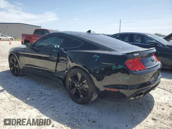 2022 Ford Mustang GT with VIN 1FA6P8CF5N5135124, listed as a Copart auction lot 48061695 with 15,662 mi miles and Salvage Title. Bid and sale history available at carsss.com. Image 2.
