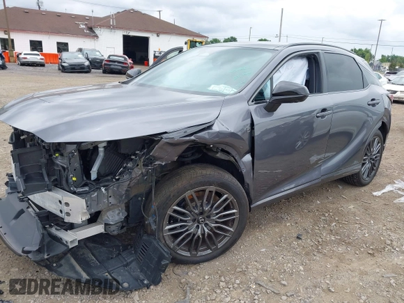 2023 Lexus RX 500h F Sport Performance with VIN 2T2BCMEA8PC001532, listed as a IAAI auction lot 42674608 with 22,051 mi miles and . Bid and sale history available at DreamBid. Image 2.