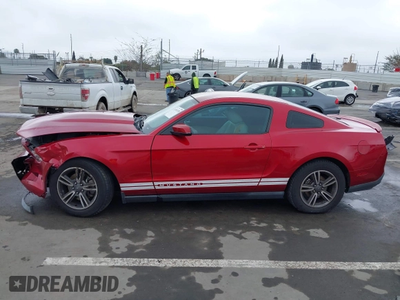 2012 Ford Mustang V6 Premium with VIN 1ZVBP8AM4C5226597, listed as a IAAI auction lot 41931578 with 120,320 mi miles. Bid and sale history available at carsss.com. Image 14.