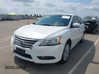 2013 Nissan Sentra SV with VIN 3N1AB7AP5DL645998, listed as a IAAI auction lot 42072709 with 172,077 mi miles. Bid and sale history available at carsss.com. Image 2.