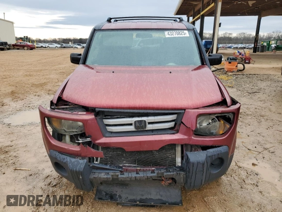 2007 Honda Element EX with VIN 5J6YH28767L003383, listed as a Copart auction lot 43270825 with 275,894 mi miles and Salvage Title. Bid and sale history available at DreamBid. Image 5.