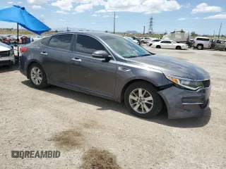 2017 Kia Optima LX with VIN KNAGT4L36H5179062, listed as a Copart auction lot 62503565 with 151,231 mi miles and Salvage title. Bid and sale history available at DreamBid. Image 4.