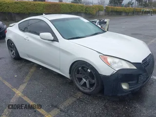 2011 Hyundai Genesis Coupe with VIN KMHHT6KD0BU059084, listed as a IAAI auction lot 41776762 with 149,115 mi miles and . Bid and sale history available at DreamBid. Image 1.
