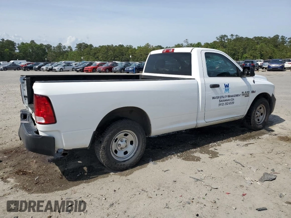 2022 Ram 1500 Tradesman with VIN 3C6JR6DT4NG172298, listed as a Copart auction lot 55274815 with 51,763 mi miles and Salvage title. Bid and sale history available at DreamBid. Image 3.