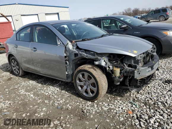 2013 Mazda 3 i Sport with VIN JM1BL1U78D1830898, listed as a Copart auction lot 46334815 with 96,924 mi miles and Salvage Title. Bid and sale history available at DreamBid. Image 4.