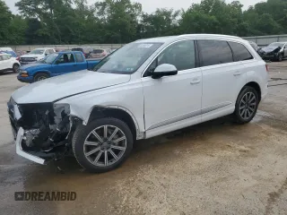 2019 Audi Q7 Premium Plus with VIN WA1LHAF77KD031395, listed as a Copart auction lot 60893815 with 47,008 mi miles and Salvage title. Bid and sale history available at DreamBid. Image 1.
