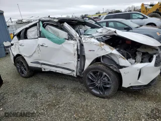 2023 Acura RDX w/A-Spec Package with VIN 5J8TC1H65PL000248, listed as a Copart auction lot 86764344 with 0 mi miles and Salvage Title. Bid and sale history available at carsss.com. Image 4.
