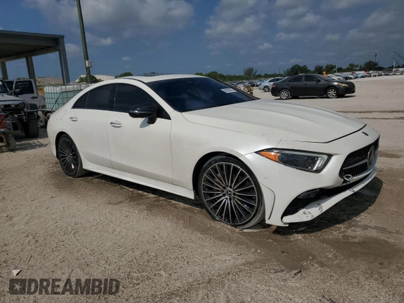 2023 Mercedes-Benz CLS 450 with VIN W1K2J5KB8PA111309, listed as a Copart auction lot 58293875 with 48,879 mi miles and Clean title. Bid and sale history available at DreamBid. Image 4.