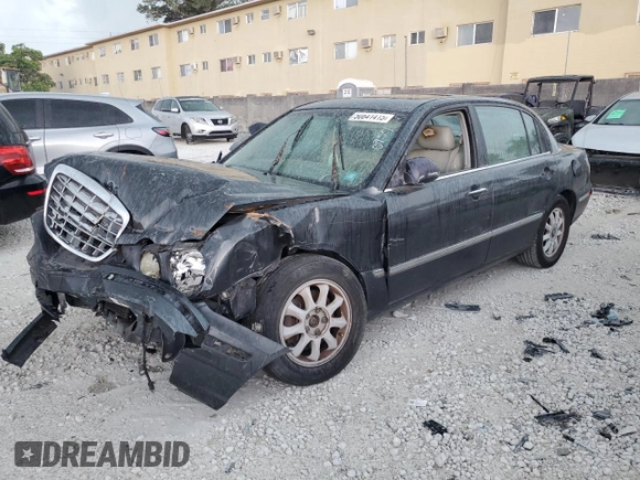 2005 Kia Amanti z VIN KNALD124055070757, wystawiony jako Copart lot #50641415 z przebiegiem 135 548 mil mil oraz Szkoda całkowita • Salvage title. Historia ofert i sprzedaży dostępna na DreamBid. Obrazek 1.