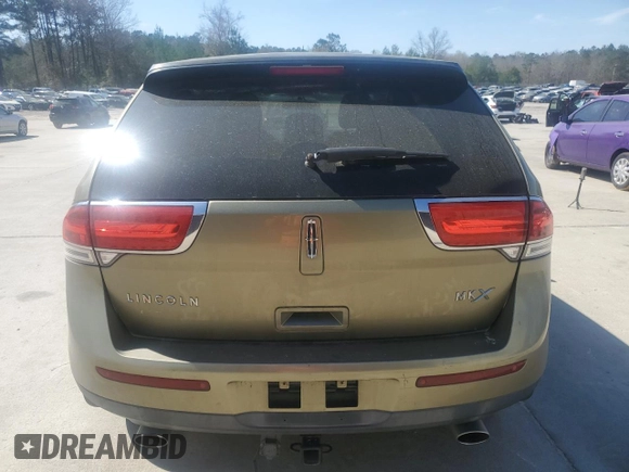 2013 Lincoln MKX with VIN 2LMDJ6JK9DBL42035, listed as a Copart auction lot 49130085 with 166,551 mi miles and Salvage Title. Bid and sale history available at carsss.com. Image 6.