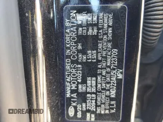 2020 Kia Soul LX with VIN KNDJ23AU5L7123709, listed as a Copart auction lot 46847435 with 84,807 mi miles and Salvage Title. Bid and sale history available at carsss.com. Image 12.