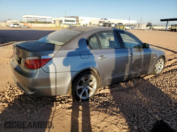 2006 BMW 5 Series 550i with VIN WBANB535X6CP00357, listed as a Copart auction lot 83857194 with Not Provided miles and Clean Title. Bid and sale history available at DreamBid. Image 3.