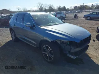 2019 Volvo XC60 Momentum with VIN LYV102DK9KB220044, listed as a IAAI auction lot 41860359 with 69,657 mi miles and . Bid and sale history available at DreamBid. Image 1.