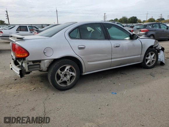 2003 Oldsmobile Alero GL1 z VIN 1G3NL52E83C168023, wystawiony jako Copart lot #76242984 z przebiegiem 154 718 mil mil oraz Szkoda całkowita • Salvage title. Historia ofert i sprzedaży dostępna na DreamBid. Obrazek 3.