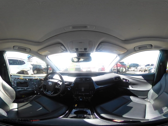 2019 Toyota Prius L Eco with VIN JTDKARFU5K3095256, listed as a IAAI auction lot 41594352 with 72,480 mi miles. Bid and sale history available at carsss.com. Image 19.