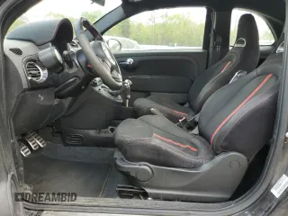 2013 FIAT 500 Abarth with VIN 3C3CFFFH9DT611251, listed as a Copart auction lot 51603025 with 62,190 mi miles and Salvage title. Bid and sale history available at DreamBid. Image 7.