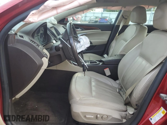2014 Buick Regal Premium I z VIN 2G4GN5EX2E9236354, wystawiony jako Copart lot #56897205 z przebiegiem 77 147 mil mil oraz Szkoda całkowita • Salvage title. Historia ofert i sprzedaży dostępna na DreamBid. Obrazek 7.