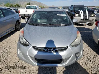 2013 Hyundai Elantra GLS with VIN 5NPDH4AE5DH327546, listed as a Copart auction lot 57736934 with 117,412 mi miles and Salvage title. Bid and sale history available at DreamBid. Image 5.
