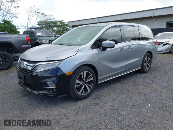 2019 Honda Odyssey Elite with VIN 5FNRL6H93KB077180, listed as a IAAI auction lot 41936408 with 75,168 mi miles and . Bid and sale history available at DreamBid. Image 20.