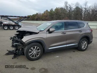 2019 Hyundai Santa Fe SEL with VIN 5NMS3CAD5KH123959, listed as a Copart auction lot 46634395 with 0 mi miles and Salvage Title. Bid and sale history available at carsss.com. Image 1.