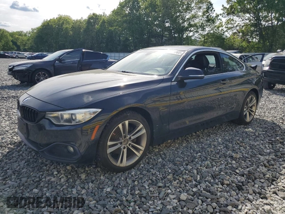 2016 BMW 4 Series 428i xDrive with VIN WBA3N9C54GK250508, listed as a Copart auction lot 58236065 with 98,505 mi miles and Salvage title. Bid and sale history available at DreamBid. Image 1.