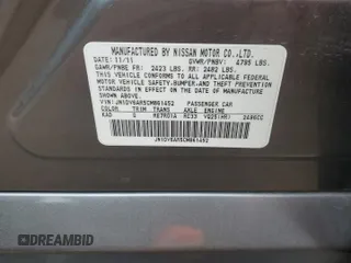 2012 Infiniti G25 x with VIN JN1DV6AR5CM861452, listed as a Copart auction lot 83300584 with 81,057 mi miles and Clean Title. Bid and sale history available at DreamBid. Image 12.