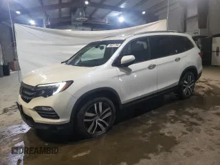 2016 Honda Pilot Elite with VIN 5FNYF6H02GB104395, listed as a Copart auction lot 46621795 with 49,260 mi miles and Salvage Title. Bid and sale history available at carsss.com. Image 1.