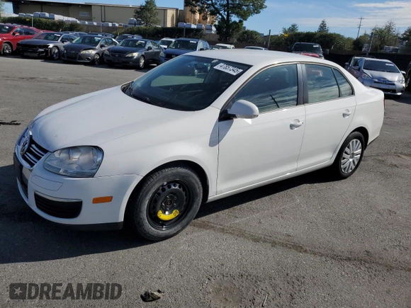 2010 Volkswagen Jetta Sedan S with VIN 3VWJZ7AJ8AM040168, listed as a Copart auction lot 47857345 with 158,392 mi miles and Salvage Title. Bid and sale history available at carsss.com. Image 1.