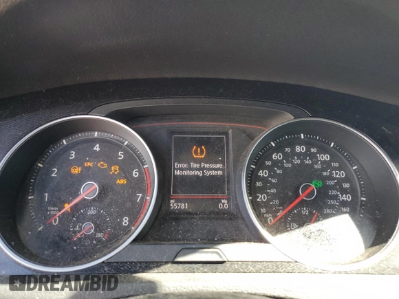 2017 Volkswagen Golf GTI S with VIN 3VW4T7AU6HM033285, listed as a Copart auction lot 77129054 with 55,781 mi miles and Salvage Title. Bid and sale history available at carsss.com. Image 9.