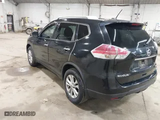 2016 Nissan Rogue S with VIN KNMAT2MV9GP597101, listed as a IAAI auction lot 41917828 with 122,568 mi miles. Bid and sale history available at carsss.com. Image 3.