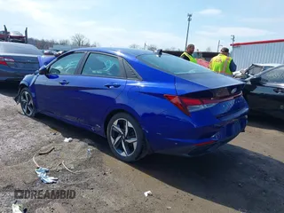 2023 Hyundai Elantra SEL with VIN KMHLS4AG3PU500887, listed as a IAAI auction lot 41908373 with 35,067 mi miles and . Bid and sale history available at DreamBid. Image 3.
