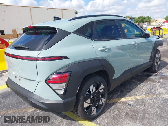 2025 Hyundai Kona SEL with VIN KM8HB3AB5SU248072, listed as a IAAI auction lot 42168082 with 5,696 mi miles and . Bid and sale history available at carsss.com. Image 4.