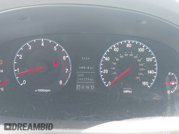 2009 Hyundai Azera Limited z VIN KMHFC46F99A368183, wystawiony jako IAAI lot #41769940 z przebiegiem 144 339 mil mil oraz . Historia ofert i sprzedaży dostępna na DreamBid. Obrazek 7.