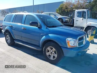 2004 Dodge Durango SLT with VIN 1D4HB48D44F208268, listed as a IAAI auction lot 41668435 with 245,694 mi miles and . Bid and sale history available at DreamBid. Image 1.