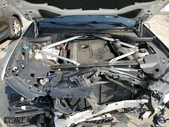 2021 BMW X5 xDrive40i with VIN 5UXCR6C00M9E75622, listed as a Copart auction lot 58568005 with Not provided miles and Salvage title. Bid and sale history available at DreamBid. Image 12.