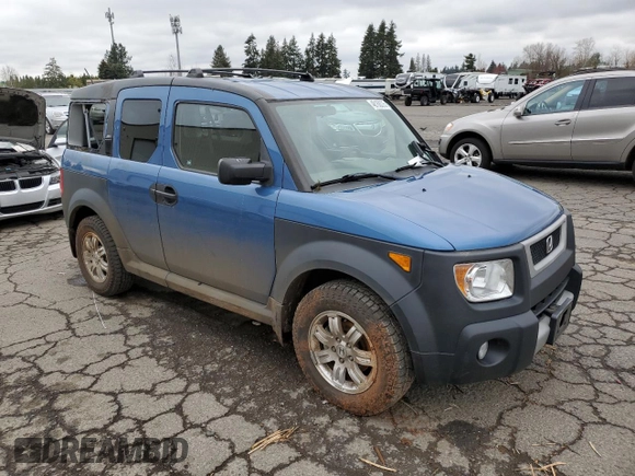 2006 Honda Element EX with VIN 5J6YH28676L016309, listed as a Copart auction lot 48168375 with 174,641 mi miles and Salvage Title. Bid and sale history available at DreamBid. Image 4.