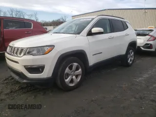 2019 Jeep Compass Latitude with VIN 3C4NJDBB9KT839501, listed as a Copart auction lot 45370225 with 49,090 mi miles and Salvage Title. Bid and sale history available at carsss.com. Image 1.